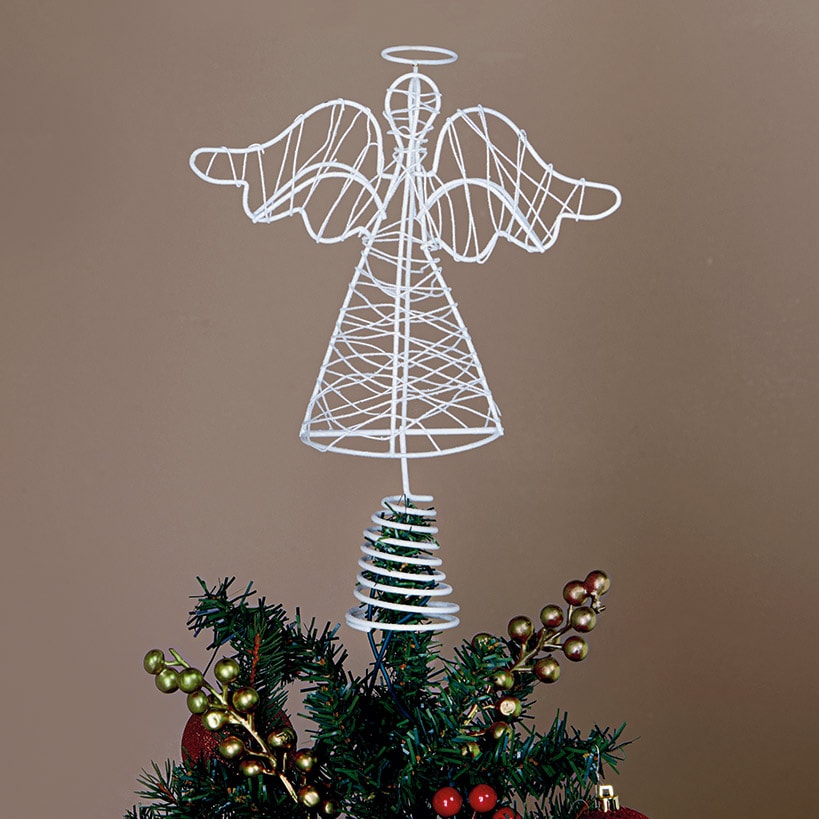 White Angel Tree Topper