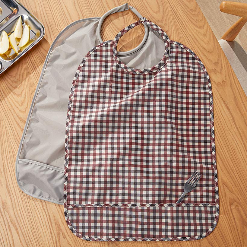 Reusable Clip-On Bib for Adults