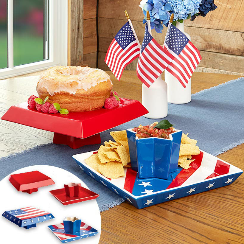 Americana 2-in-1 Serving Tray