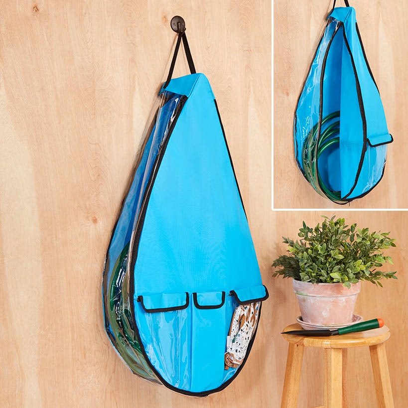 Garden Water Hose Storage Bag With Hanging Loop