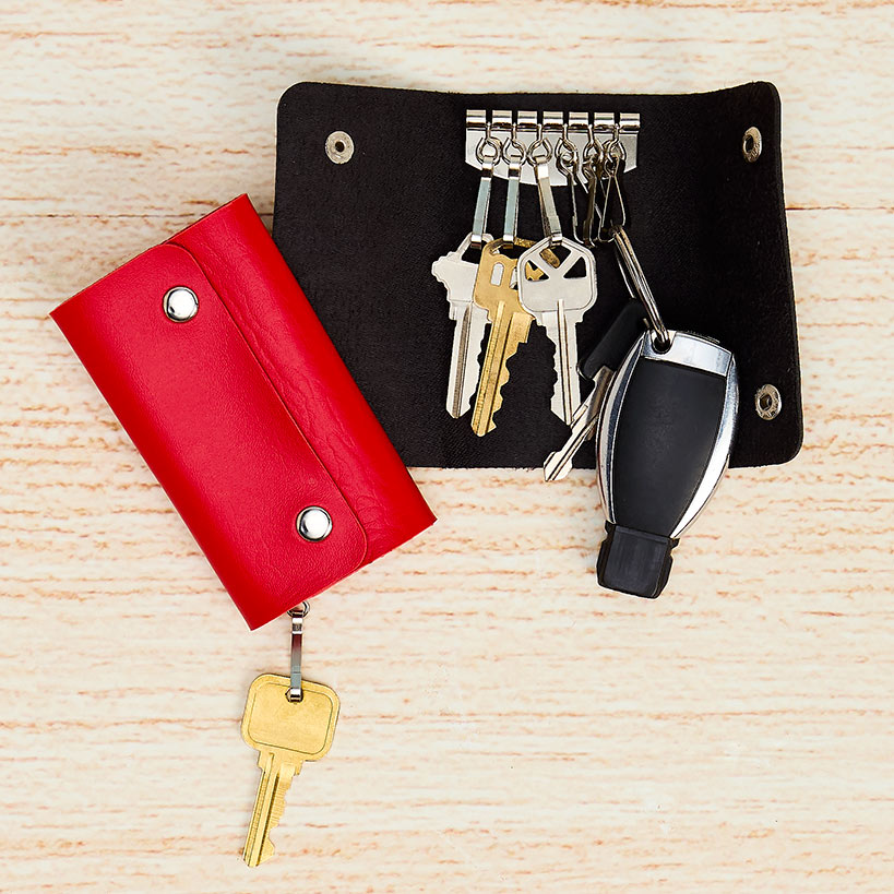 Portable Key Holder Pouch 6 Keys
