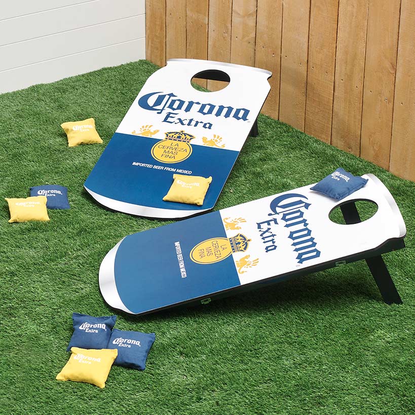 Corona® Wooden Outdoor Cornhole Set