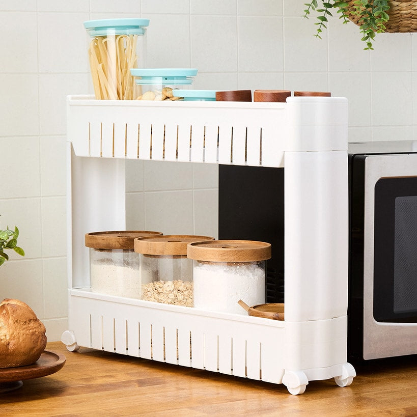 Space Saving Countertop Storage Cart Organizer