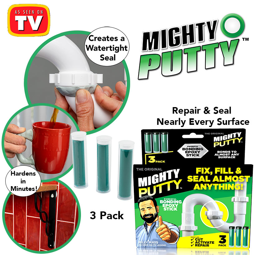 Mighty Putty™ Permanent Adhesive Powerful Bonding Epoxy Putty Sticks
