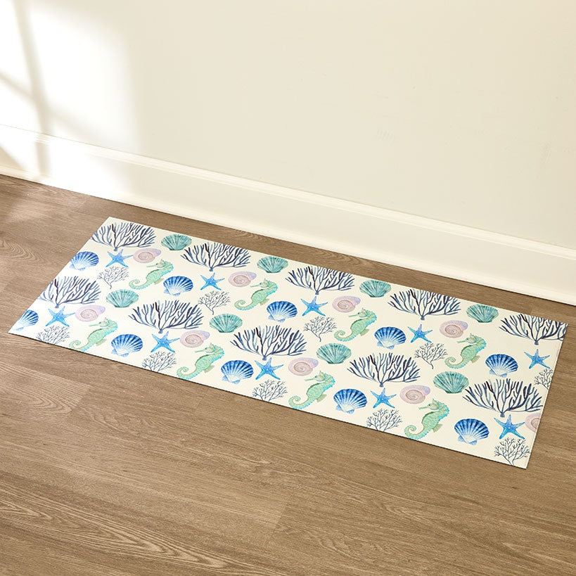 Coral Sea Kitchen Comfort Runner Rug