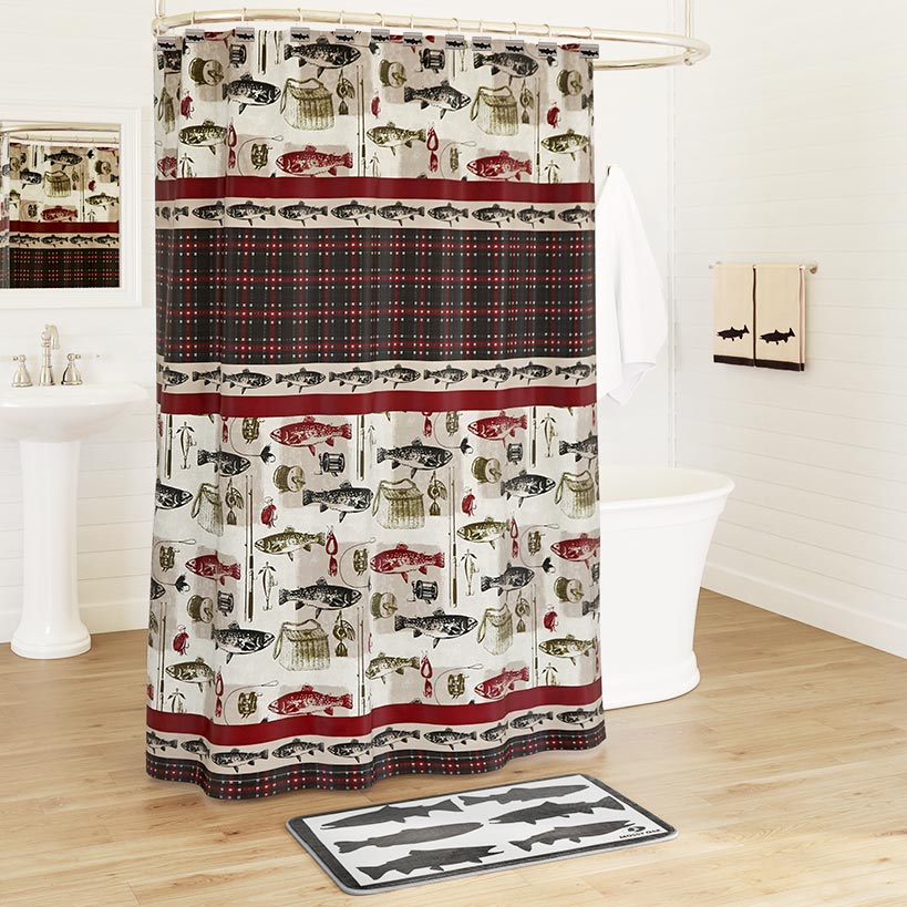 Mossy Oak Ghillie Shower Curtain with Buttonholes