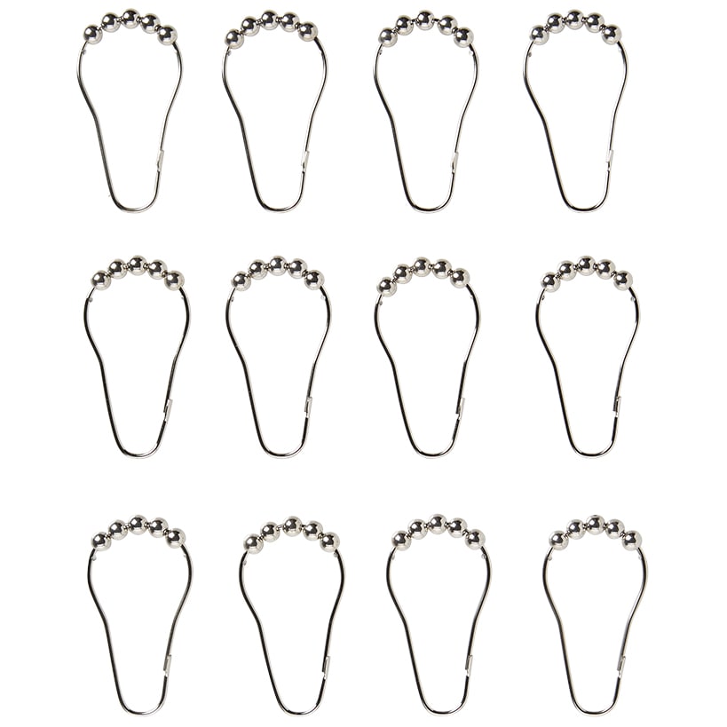 Homewear Pintuck Shower Curtain with Hooks