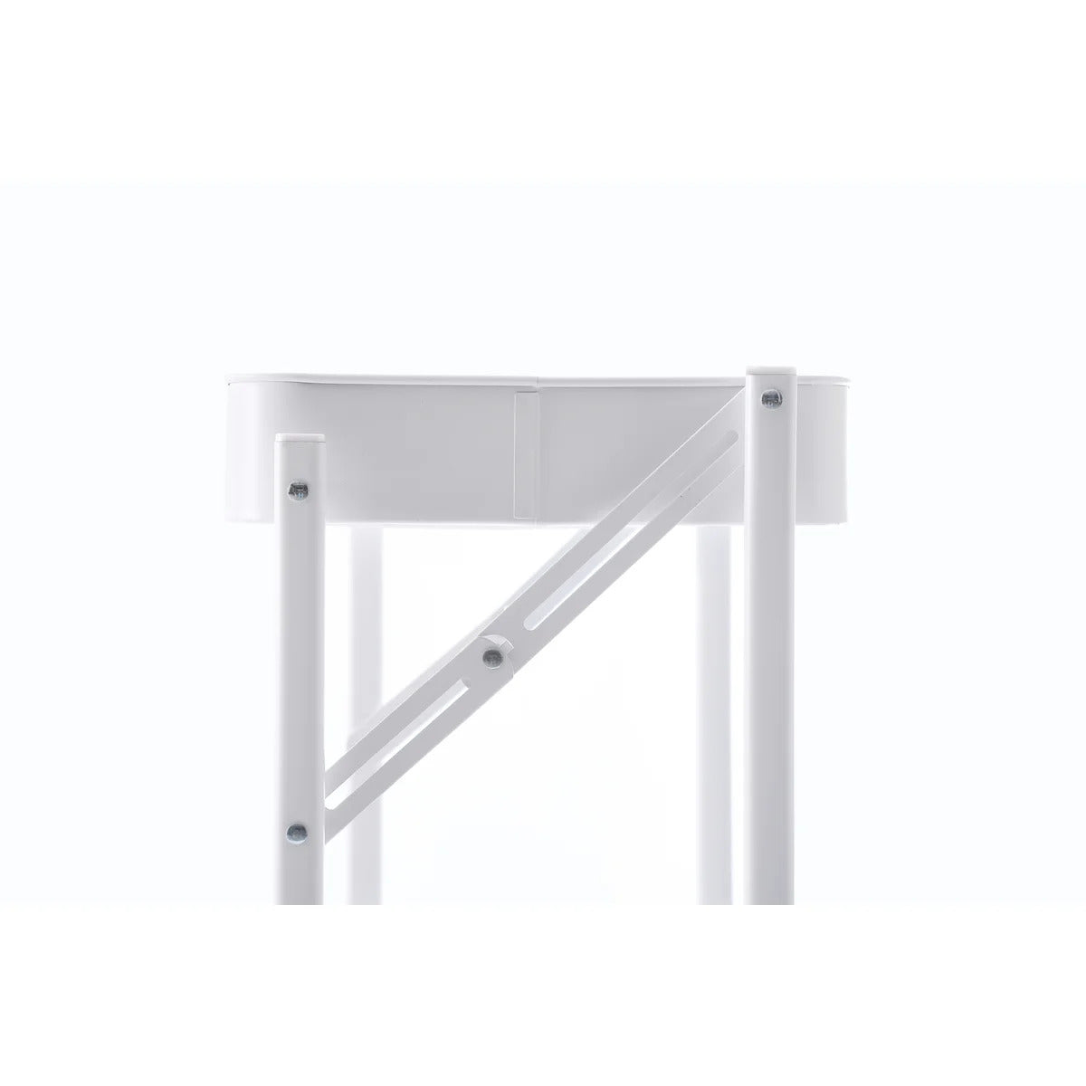 3-Tier Rolling Metal Storage Organizer Mobile Utility Cart