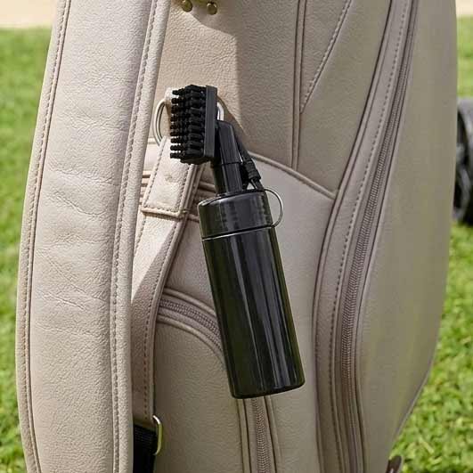Golf Club Cleaner Brush - Portable, Lightweight with Built-In Water Spray