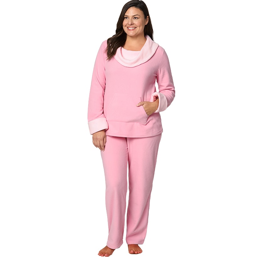 Fleece Pajama Lounge Set 2 Pieces