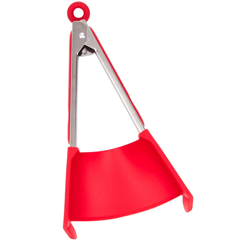 Kitchen 2-in-1 Spatula and Tongs - Flip, Grab, and Scoop