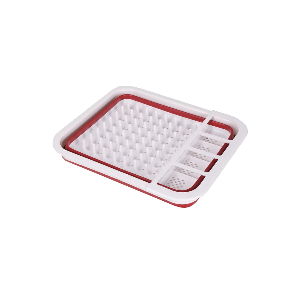 Collapsible Plastic Dish Rack - 3 Colors