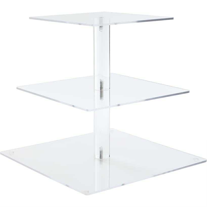 3-Tier Clear Cupcake Stand