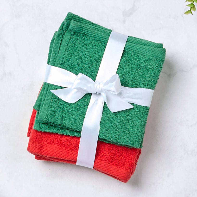 Cotton Washcloth 6 Piece Set#select-color_holiday