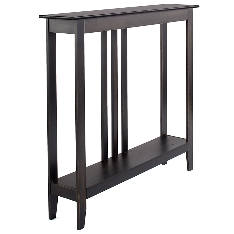 Narrow Entryway Wood Console Accent Table