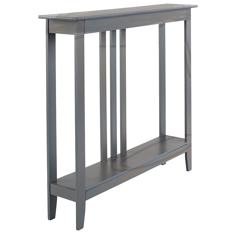 Narrow Entryway Wood Console Accent Table