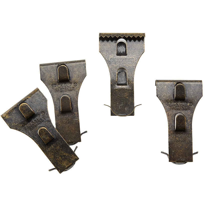 Brick or Siding Clips-Secure, Repositionable, for Indoor/Outdoor Use