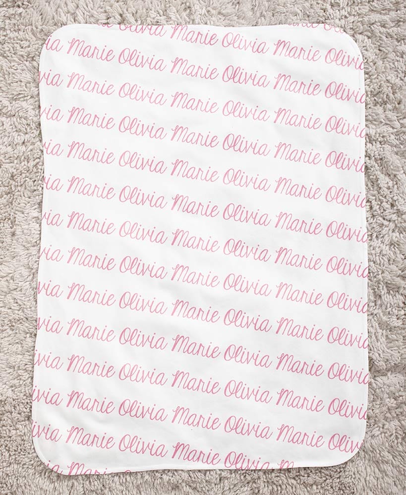 Personalized Fleece Baby Blankets