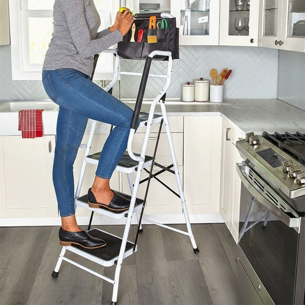 3 Step Ladder or 4 Step Ladder with Handrails or Ladder Tool Caddy