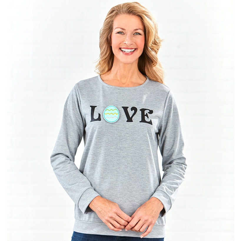 Women's Holiday Top with Interchangeable Patches