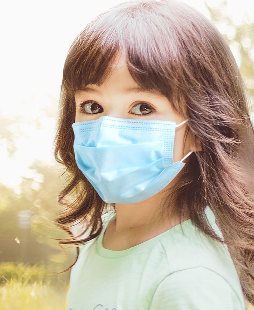 Set of 50 Disposable Kids' Face Masks#select-item_kid