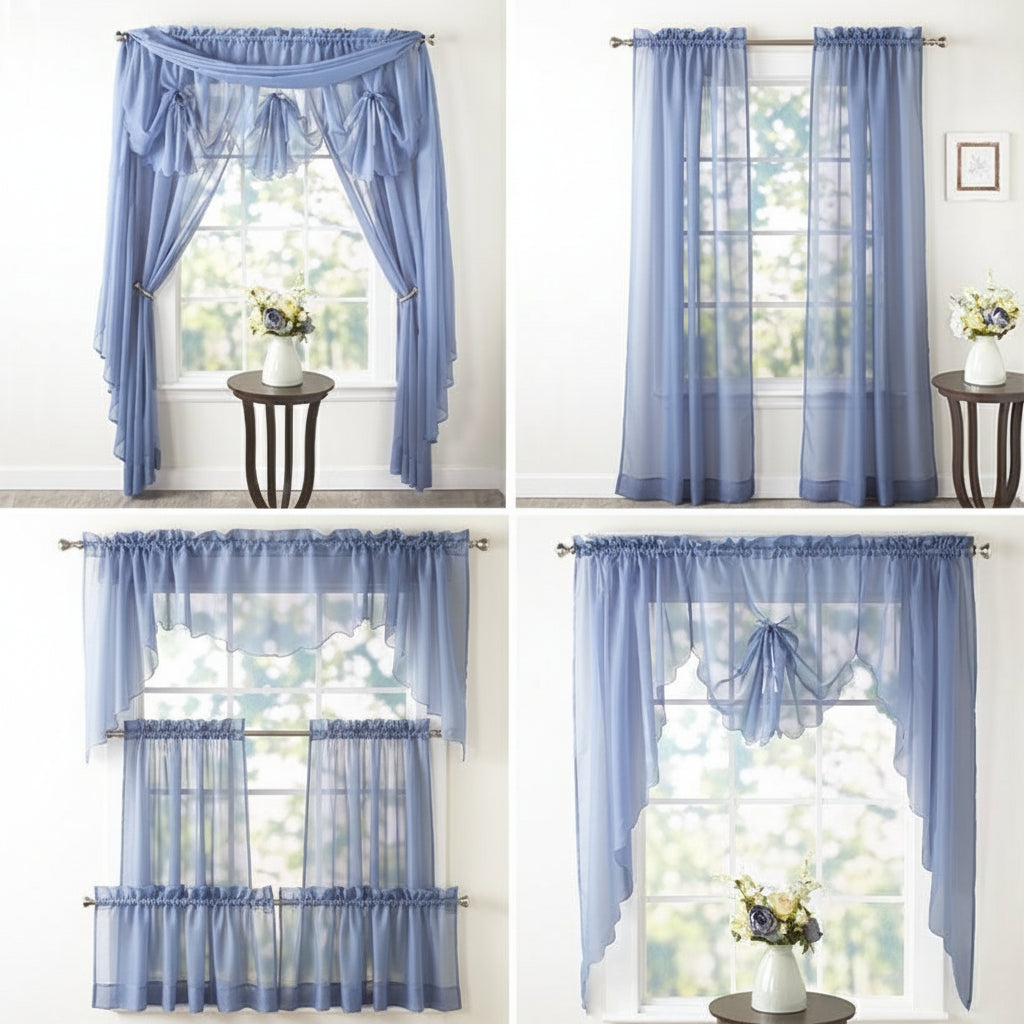Emelia Voile Sheer Window Collection