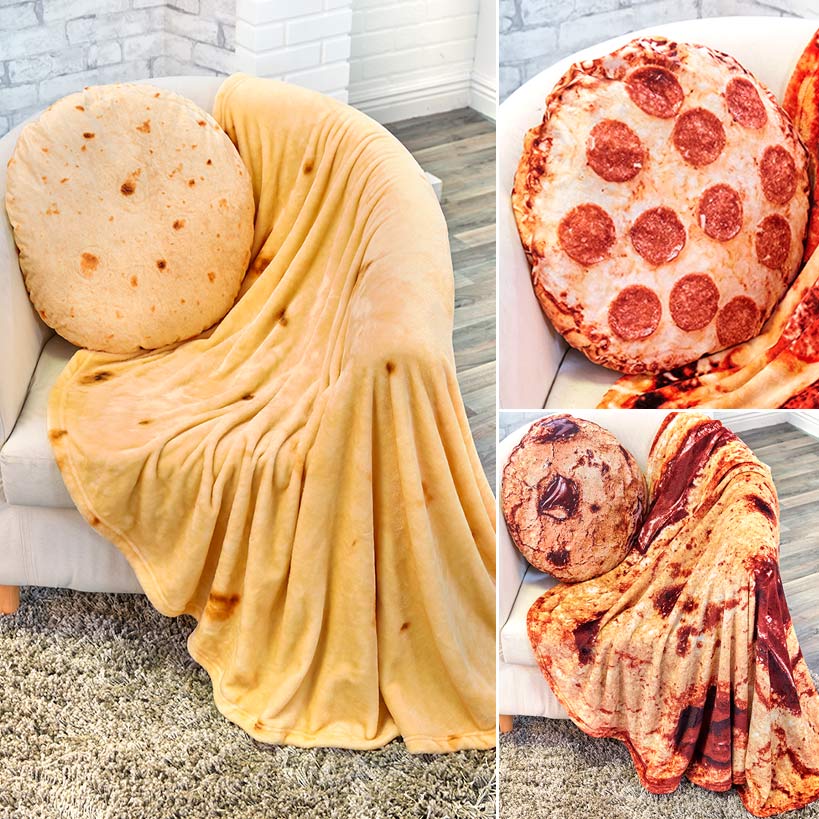 Novelty Plush Food Accent Pillow or Throw