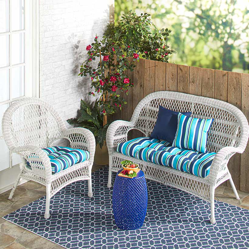 Striped Outdoor Cushion Collection