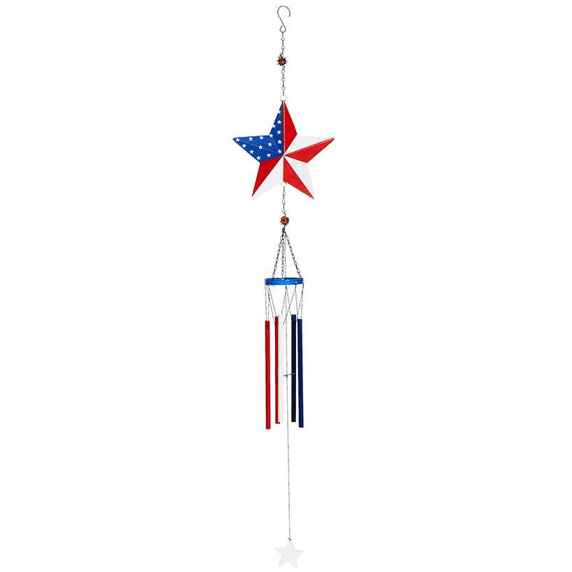 Americana Star Wind Chime