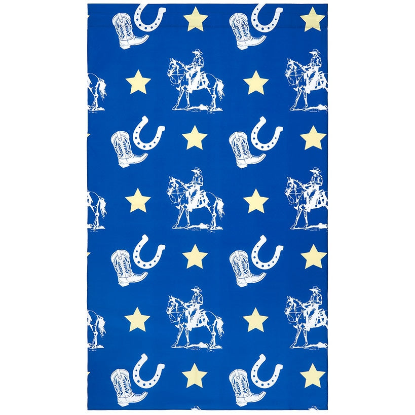 Buckaroo Cowboy Window Panel 50" x 63" or 50" x 84"#select-size_50"-x-84"