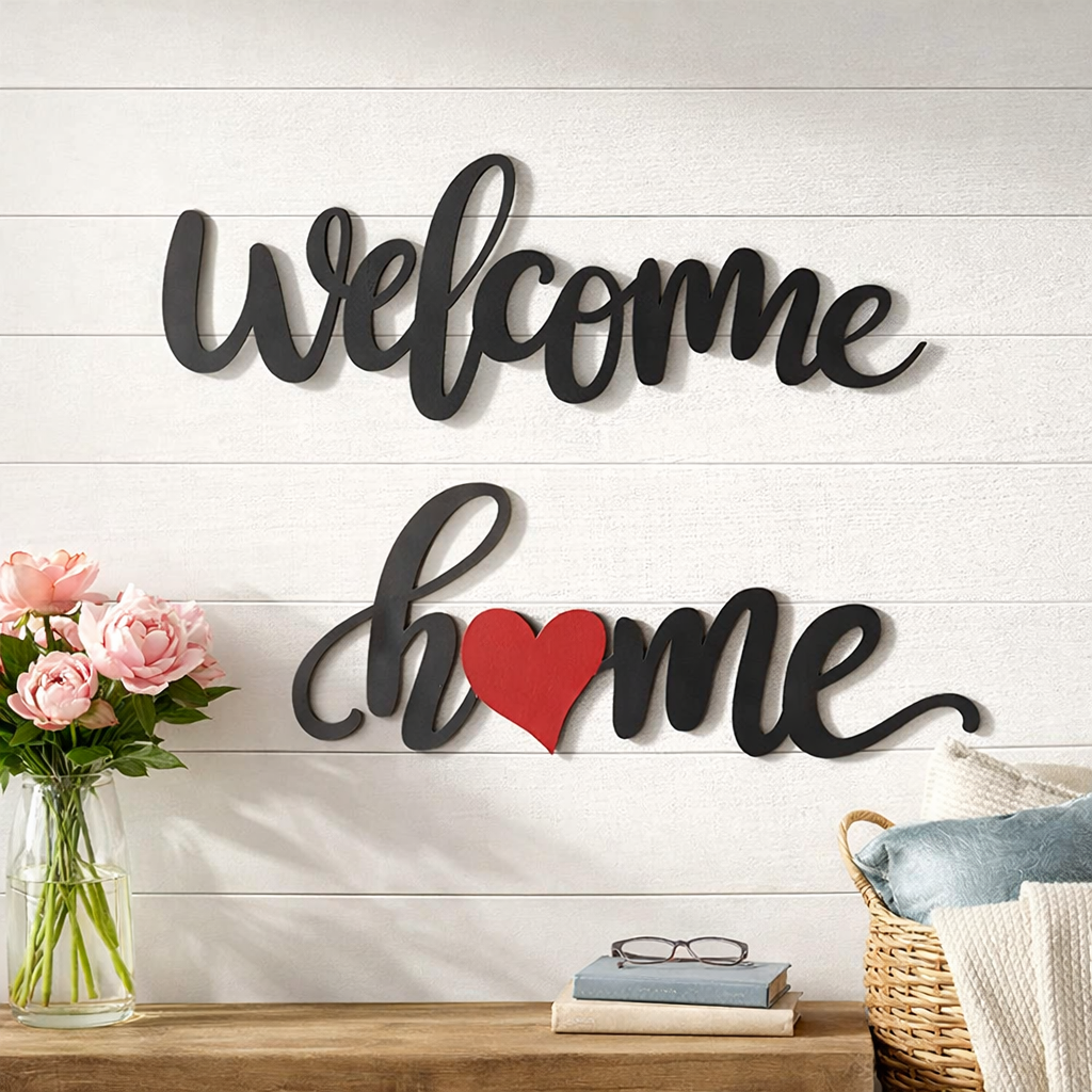 Metal Wall Words