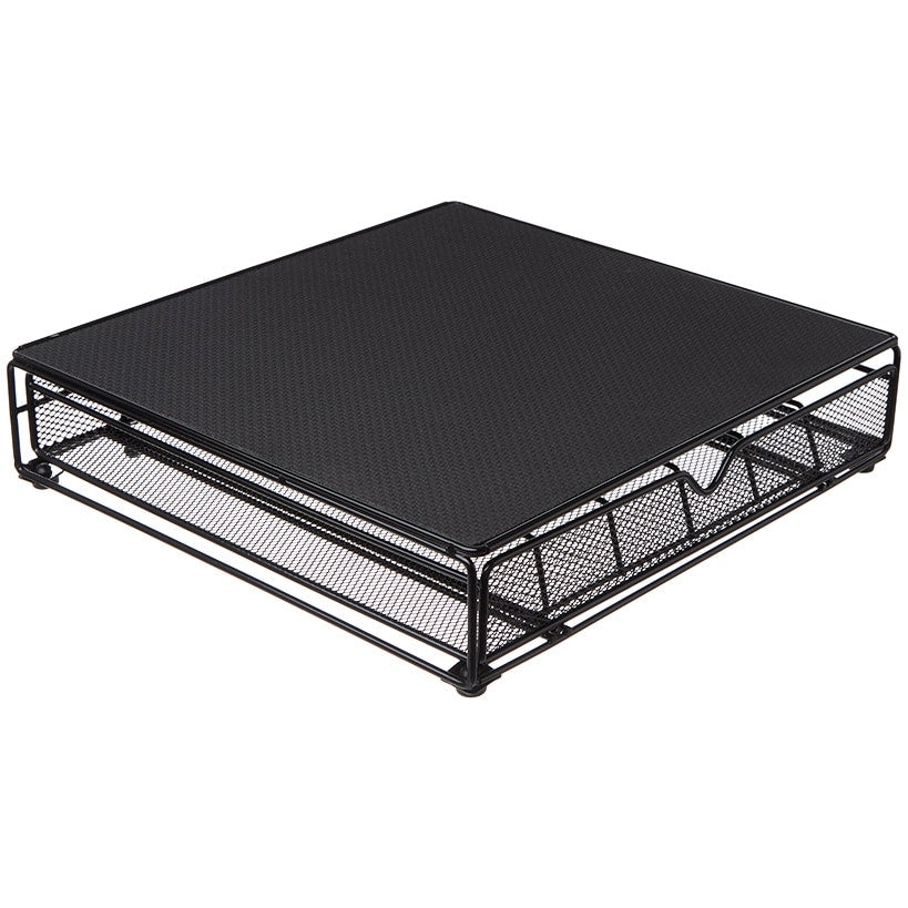 Countertop Metal Coffee Pod Storage Drawer and Stand for Kitchen