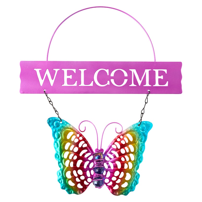 Vibrant Themed Welcome Sign