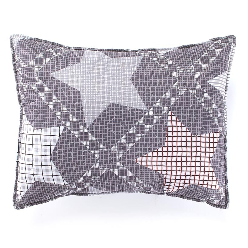 Country Star Quilted Sham