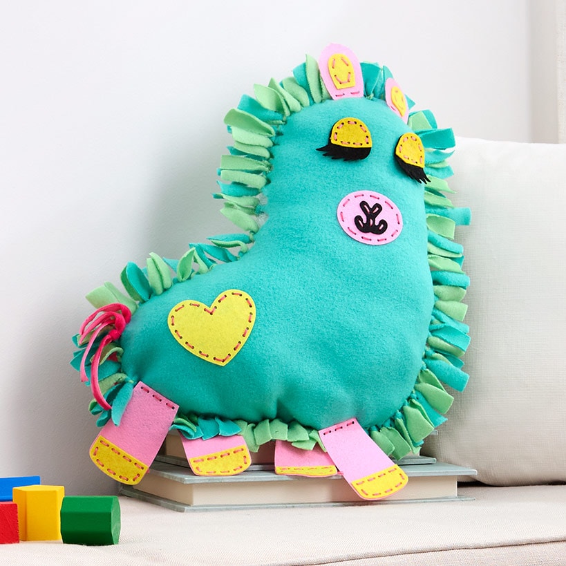 Dachshund or Llama Knit and Stitch DIY Assemble Cushion#select-design_llama
