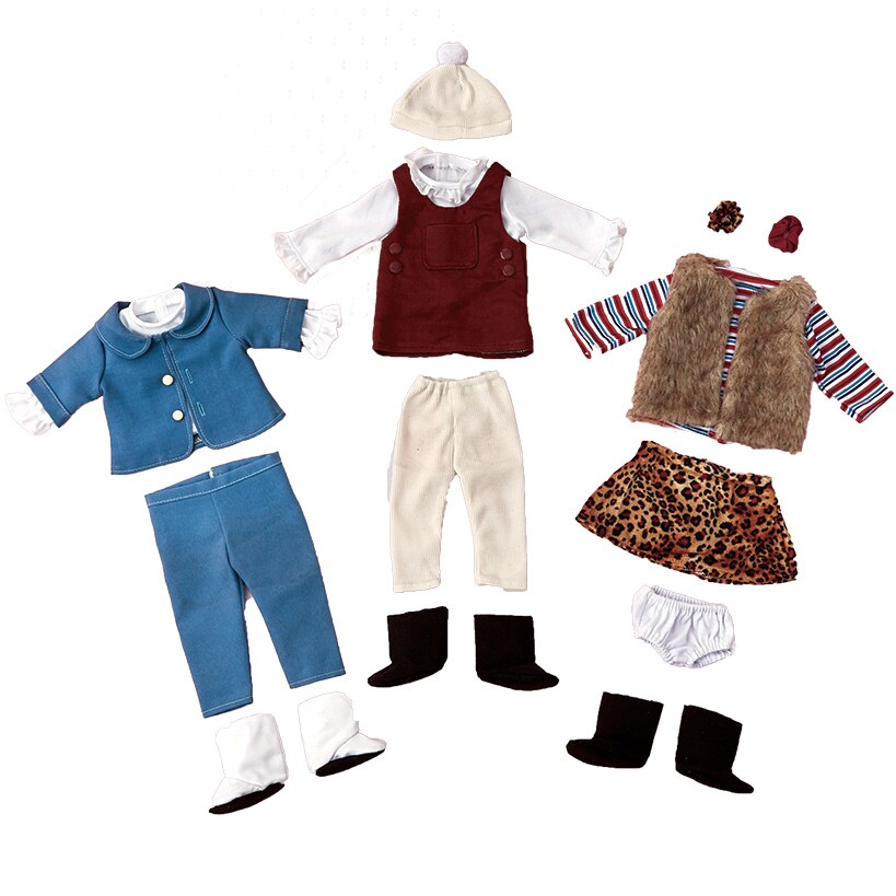 Doll Outfits, Set of 3 or Shoe Set for 18" Doll