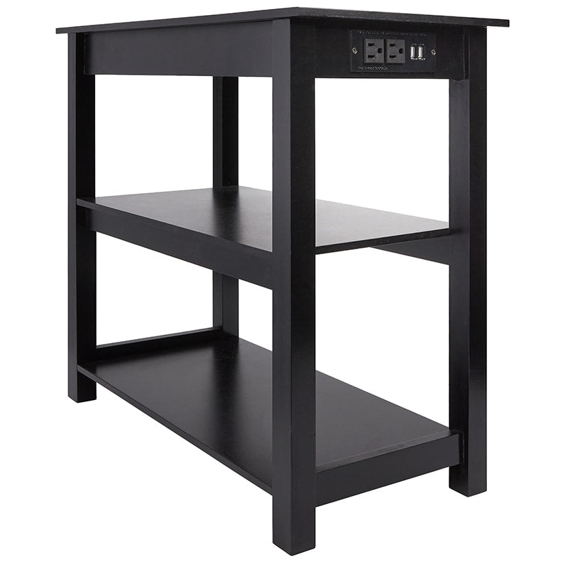 Functional Accent Table with Built in Power Outlets