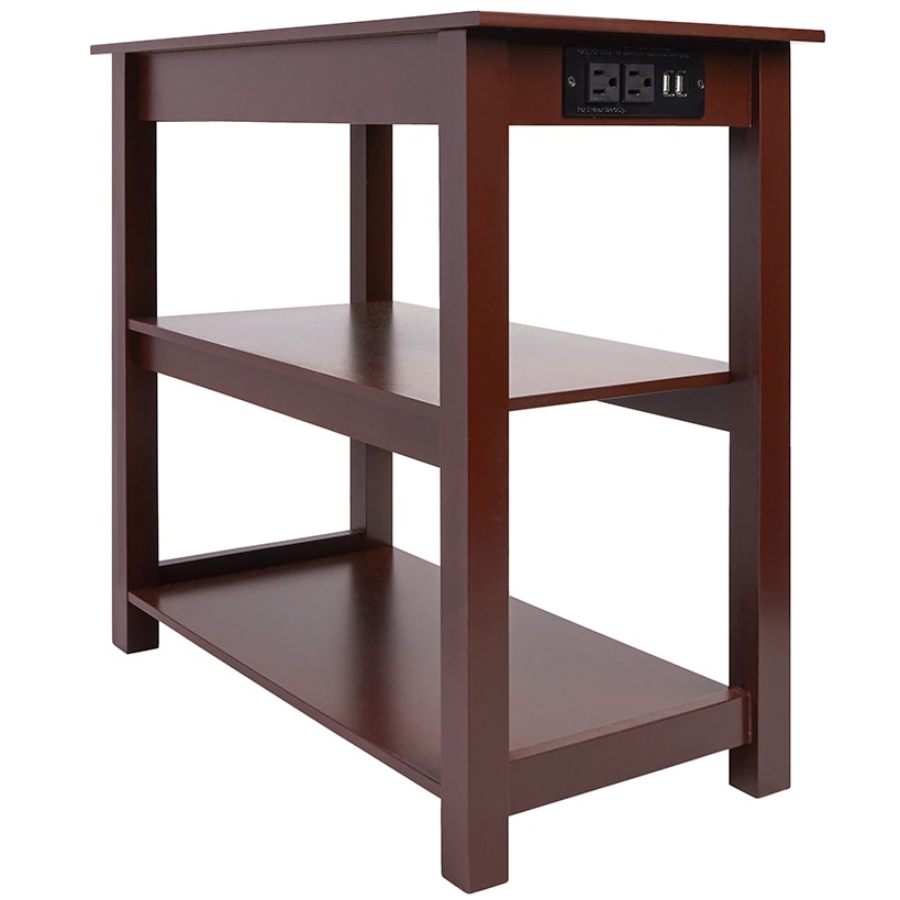 Functional Accent Table with Built in Power Outlets