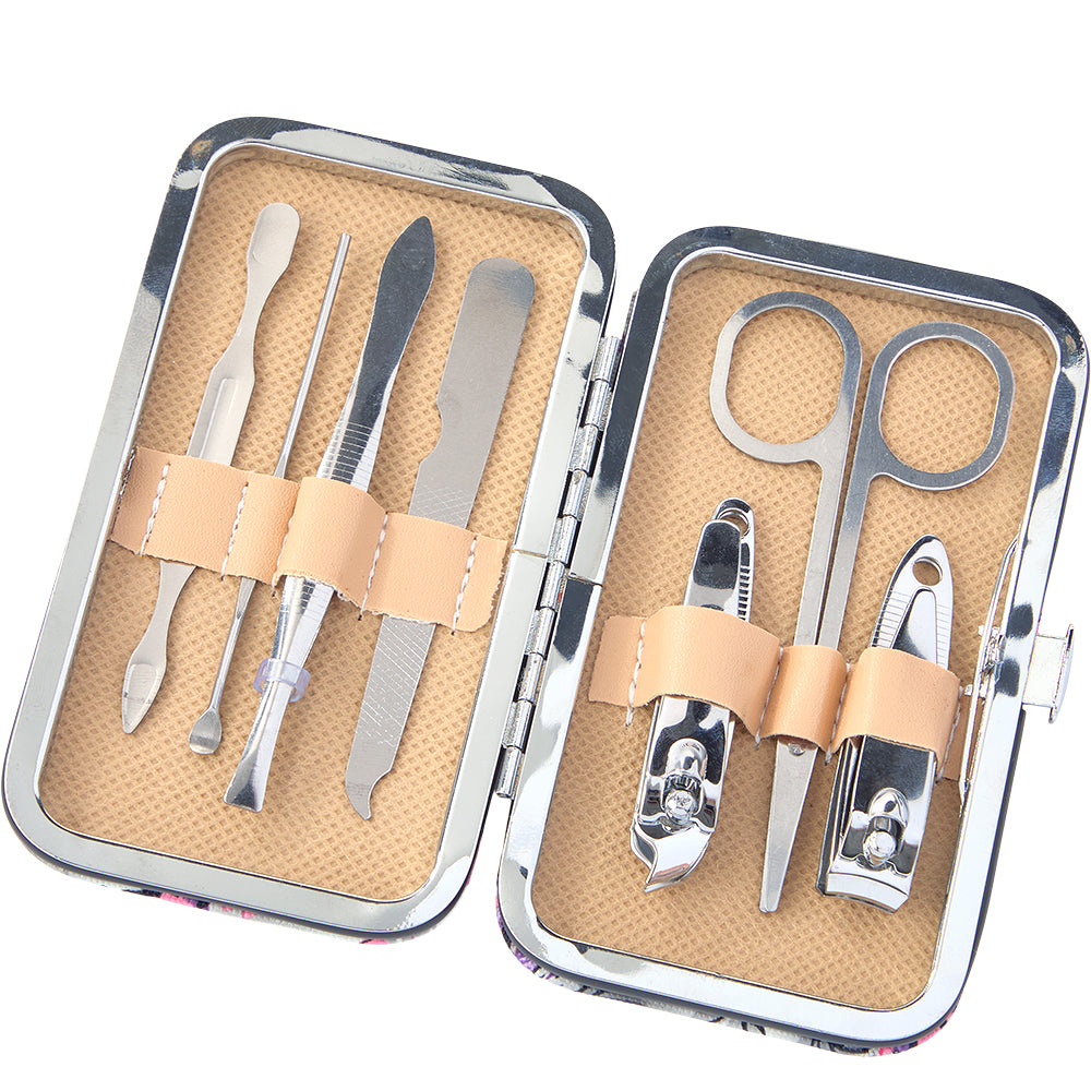 Floral Case Manicure Set