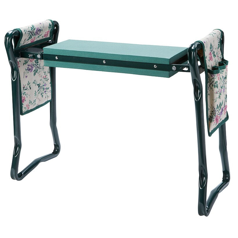 Garden Planting Bench 2 In 1 With Knee Saver And Tool Organizer