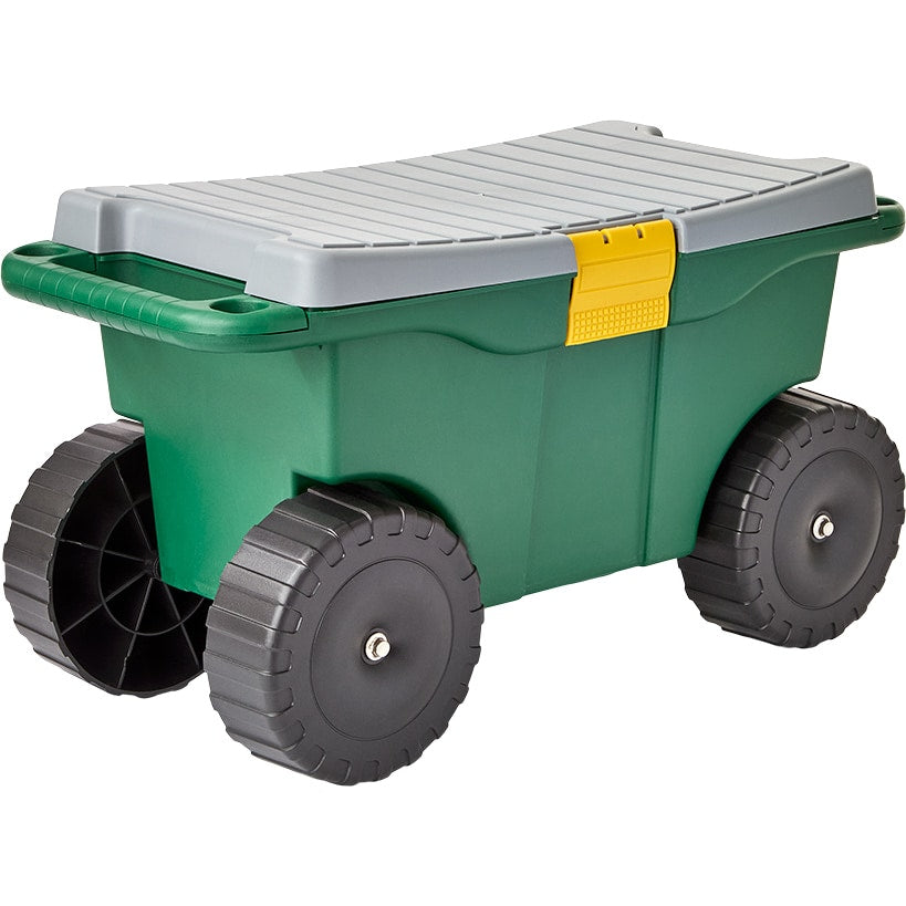 Mobile Garden Cart with Tool Storage and Tray
