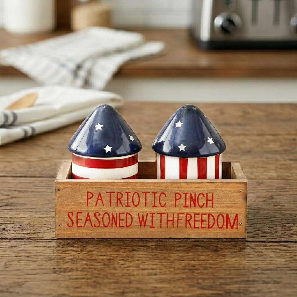 Firecracker Salt and Pepper Shaker Set