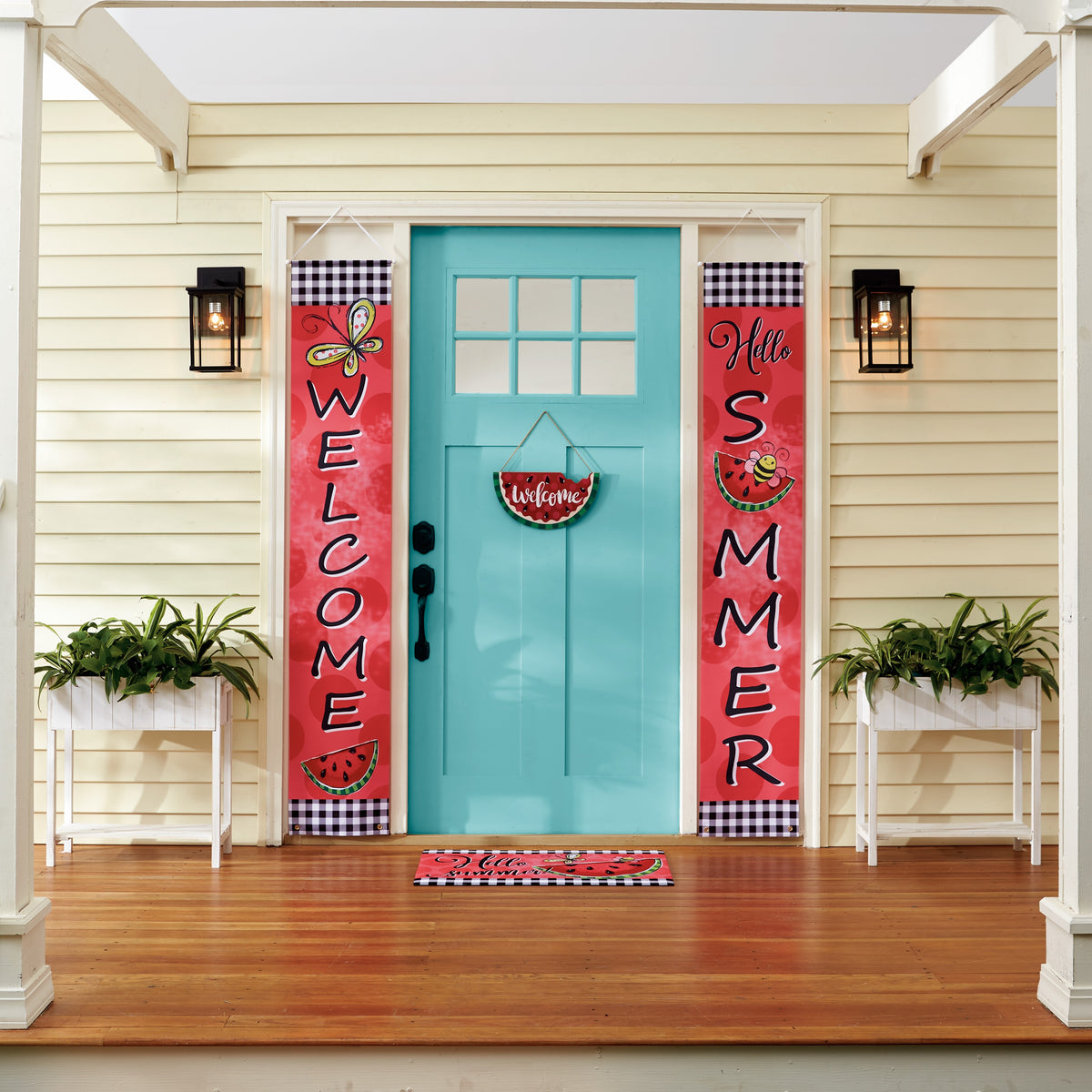 Hello Summer Porch Decor