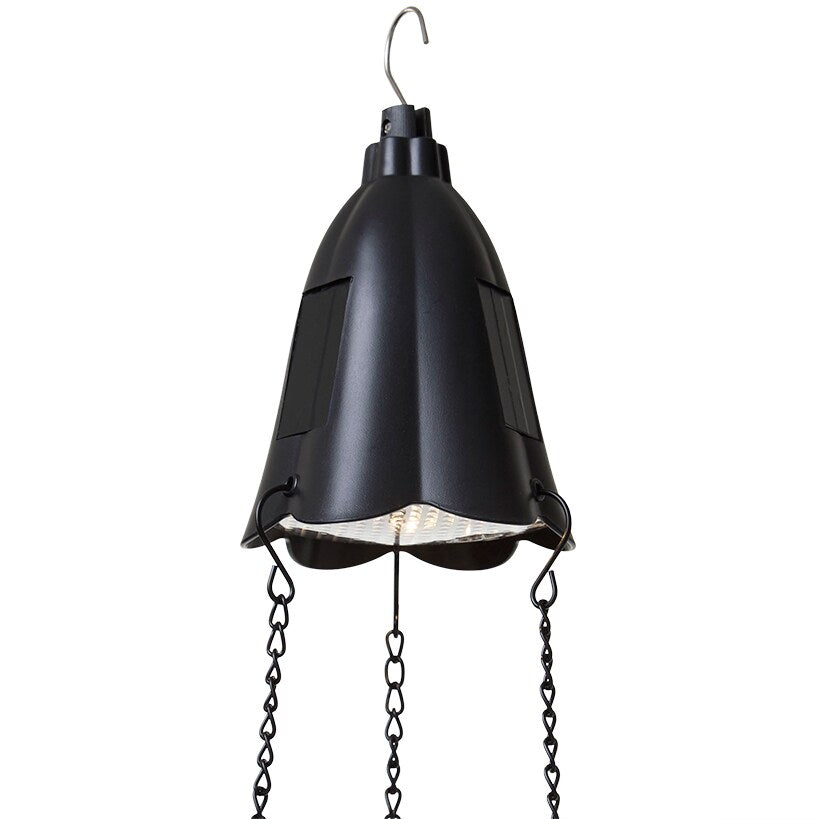 Solar Lighted Hanging Basket Planter#select-color_black