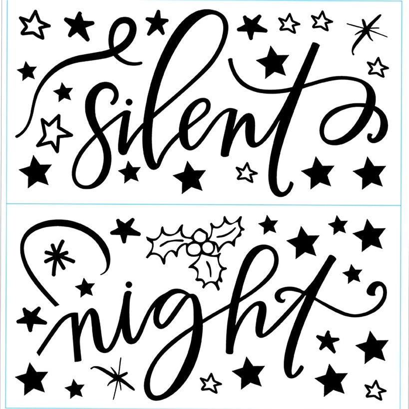 Holiday Sentiment Decal Wall Art