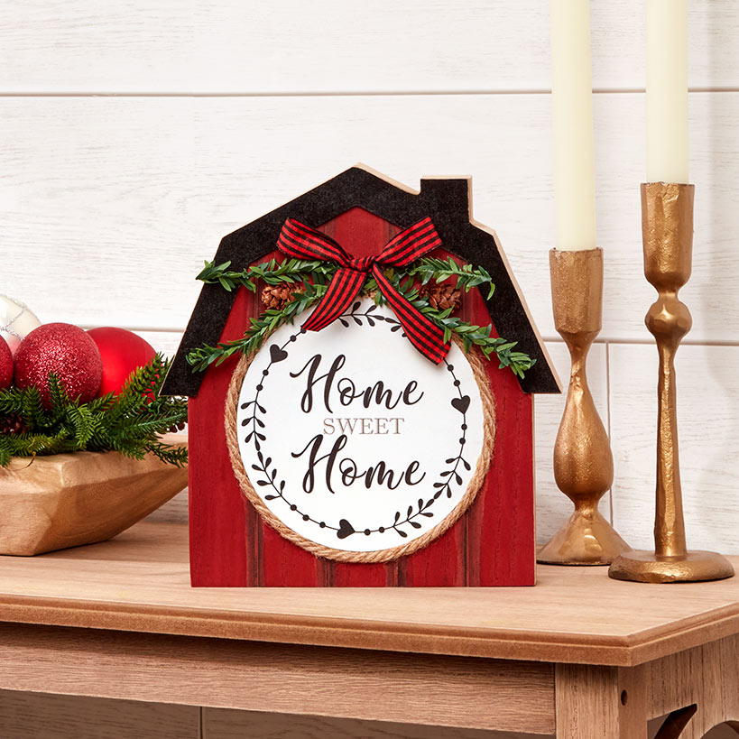 Farmhouse Rustic Home Sweet Home Sign#select-sign_red-barn