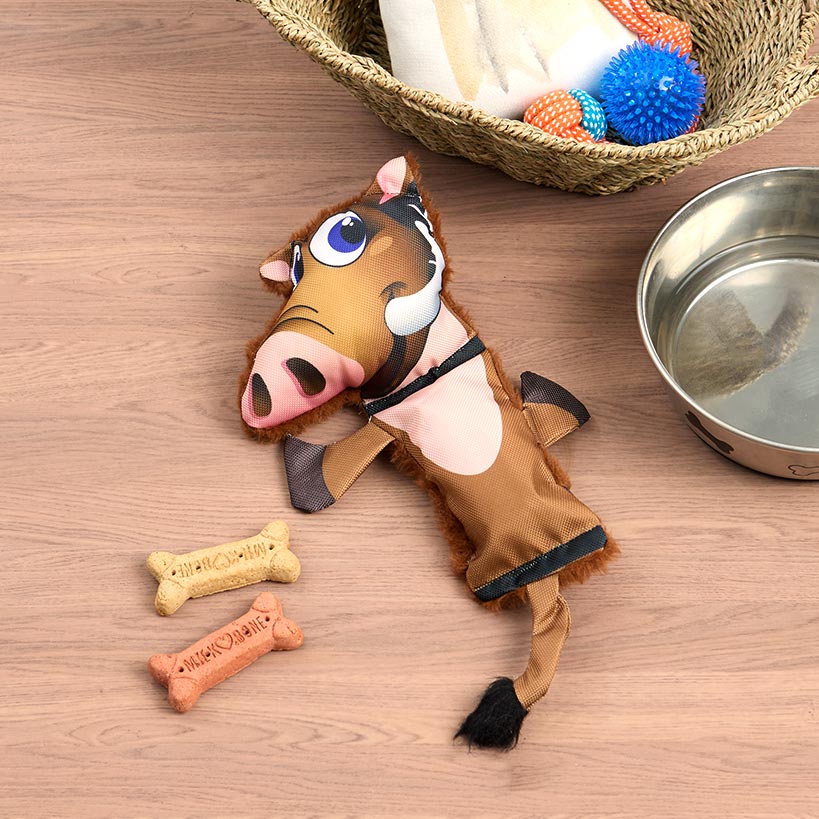 Humane Society Plush Dog Toy With Squeaker