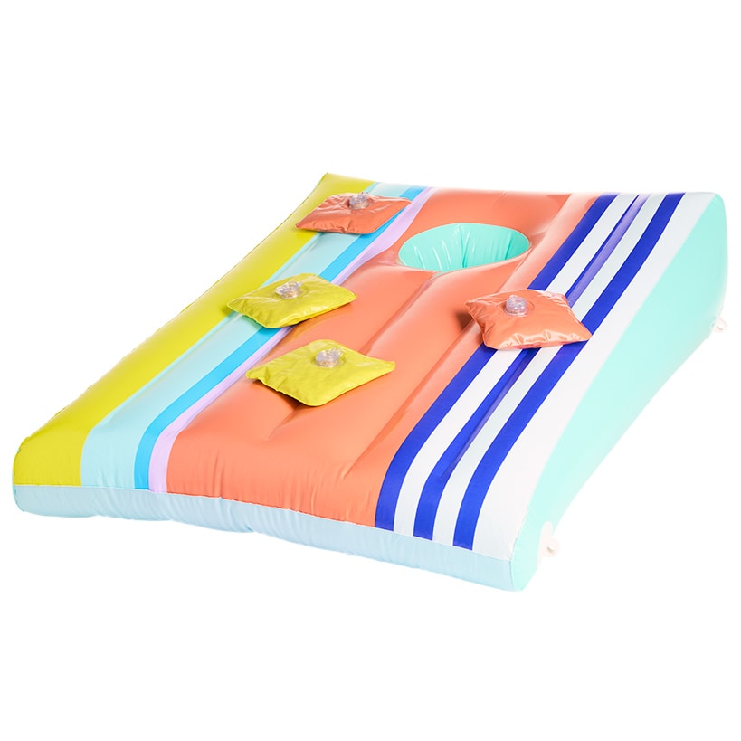 Inflatable Cornhole Bean Bag Toss Game - Durable Indoor and Outdoor Fun
