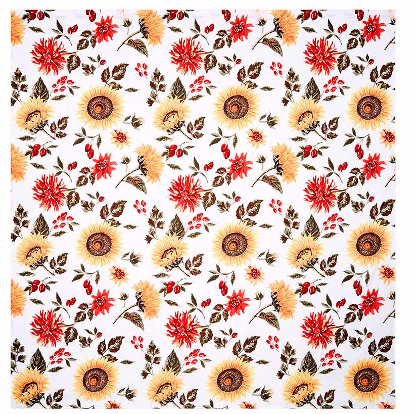 Jacobean Sunflower Shower Curtain, Bath Rug, Hand Towels, or Hooks#select-item_shower-curtain