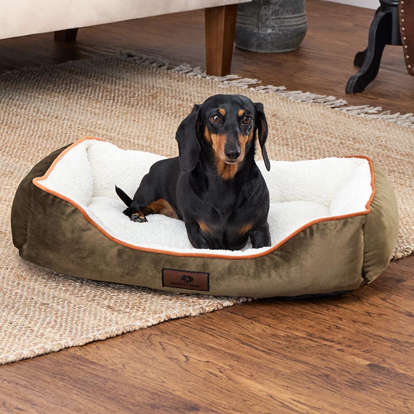 Mossy Oak Pet Bed - Plush Comfort with Non-Slip Bottom